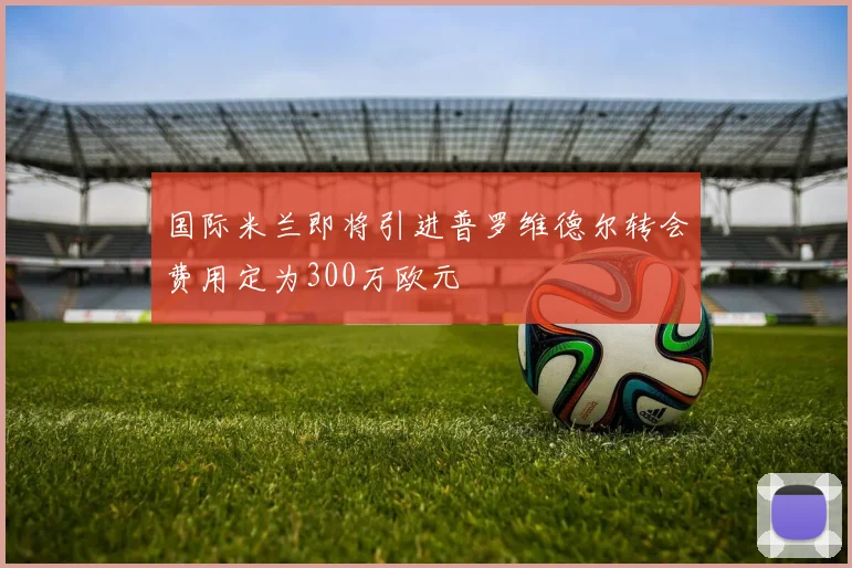 国际米兰即将引进普罗维德尔转会费用定为300万欧元